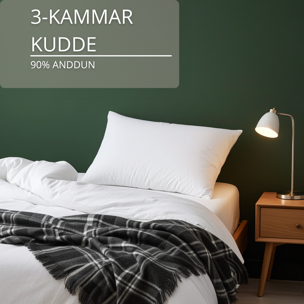 3-kammarkudde 90% Anddun